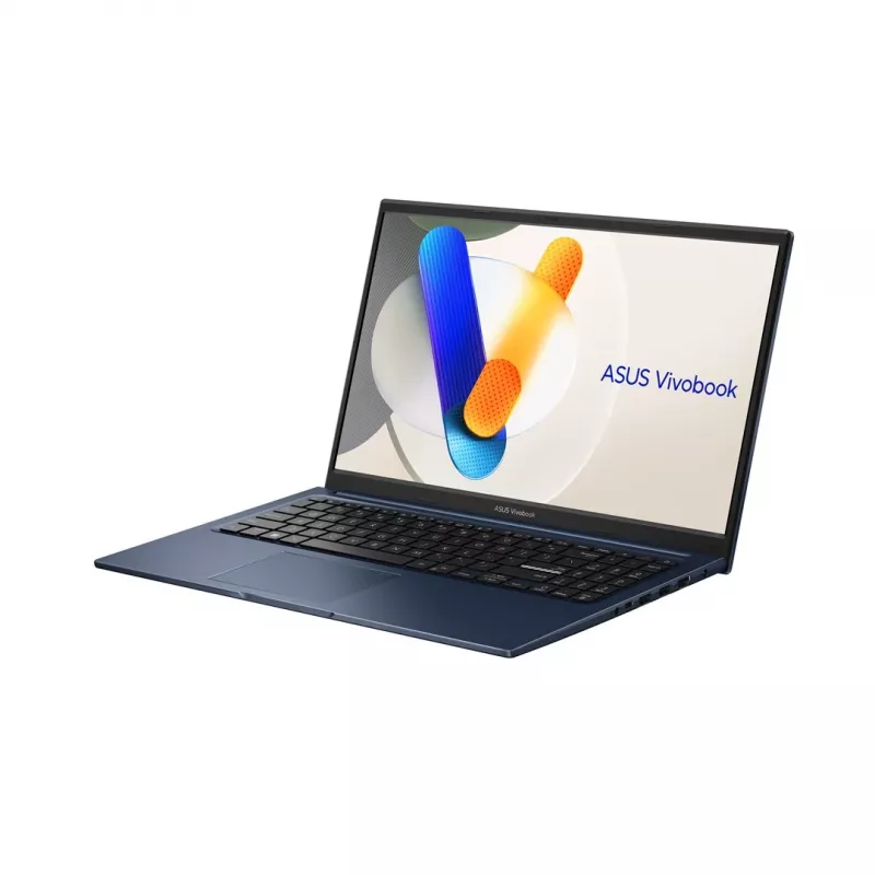 Laptop ASUS Vivobook 15 X1504VA-BQ4291 — Intel Core 5 120U, 15,6 Zoll FHD IPS-Level 60Hz 250 cd/m² entspiegelt, 16GB DDR5, 512GB SSD, Intel Graphics, WLAN+BT, 720p Kamera, 42Wh, kein Betriebssystem