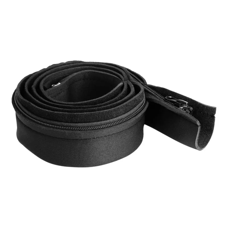 DeLOCK Kabelhülle Neopren flexibel mit Reißverschluss 1,5 m x 100 mm schwarz