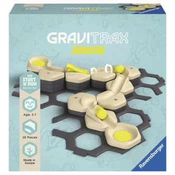 Ravensburger GraviTrax Junior Starter-Set S Start & Run Murmelbahn Spielzeug (27531)