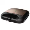 Sandwichtoaster Schwarz & Decker BXSA753E — 2 Sandwiches, 750 W, antihaftbeschichtete Platten, 215×125 mm Grillfläche, kompakter Edelstahl