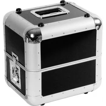 Flightcase Roadinger Platten-Case ALU 50/50 abgerundet schwarz — Aluminium 50×50 Format, abgerundete Ecken