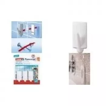Adhesive Hook Tesa Powerstrips 57559 White — Abnehmbarer Wandhaken für beschädigungsfreies Aufhängen