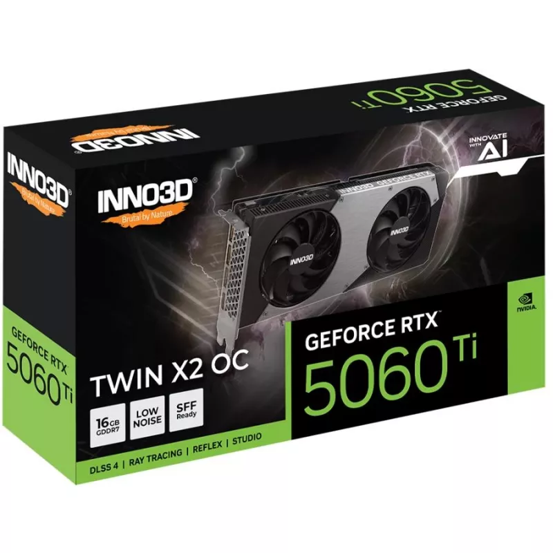 INNO3D GeForce RTX 5060 Ti TWIN X2 OC 16GB GDDR7 Grafikkarte