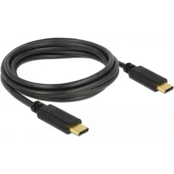 USB-Kabel DeLOCK 83324 USB 2.0 2 m USB C Schwarz