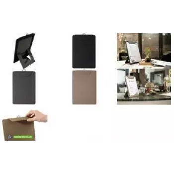 Menühalter sigel KB120 beige A4 Größe – stabiles Design für die Tischpräsentation