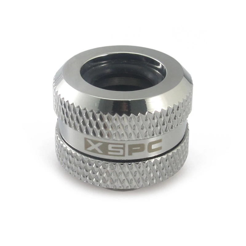 XSPC Connector G1/4 auf 14mm Hardtube, chrom - 8 Stück
