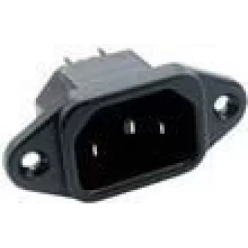 MPE-Garry C14 Netzeingang Stecker mit Schraubklemmen für 65 º APP CHASSIS MA 10A KB (42 R01-4122)