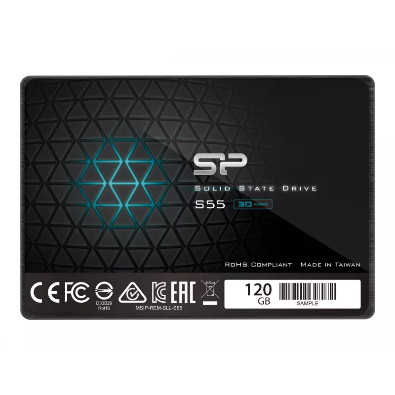 Silicon Power SP120GBSS3S55S25 - Serial ATA III - 120 GB - 6,35 cm (2.5) - 10 cm - 7 mm - 6,985 cm (SP120GBSS3S55S25)
