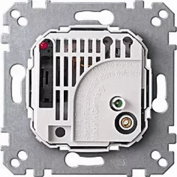 Drehschalter Merten 536302, metallic und weiß, 230 V AC, 10 A, IP20