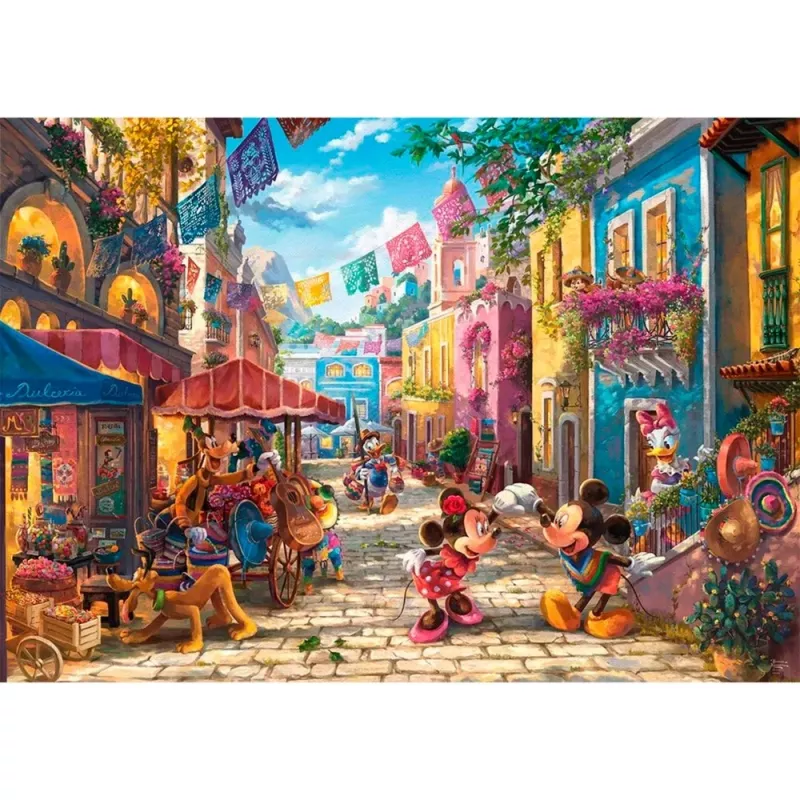 Disney, Mickey & Minnie in Mexiko 6000 57397, Puzzle 6000 Teile