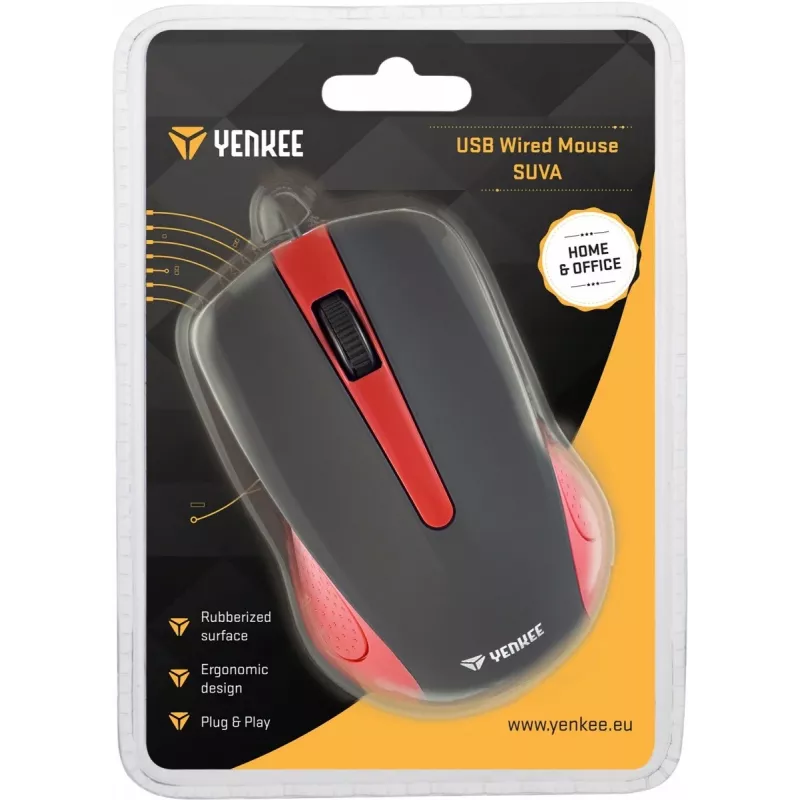 Maus Yenkee YMS 1015RD Kabelgebunden USB