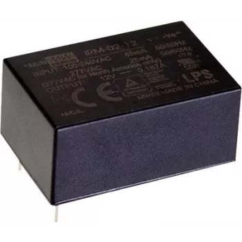 Netzteil MEAN WELL IRM-02-12S 2 W, Eingang 85–305 V, Ausgang 12 V, RoHS