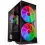 SILENOS PRO schwarze Version mit ARGB-Lüfter und gehärtetem Glas