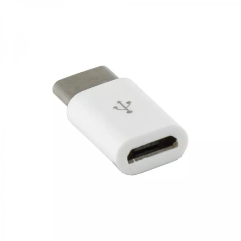 Sbox AD.USB-C W Micro USB 2.0 F. -> TYPE C M. Weiß