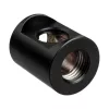 Fitting EKWB EK-Quantum Torque Splitter 3F T – Messing, Schwarz, Höhe 28 mm