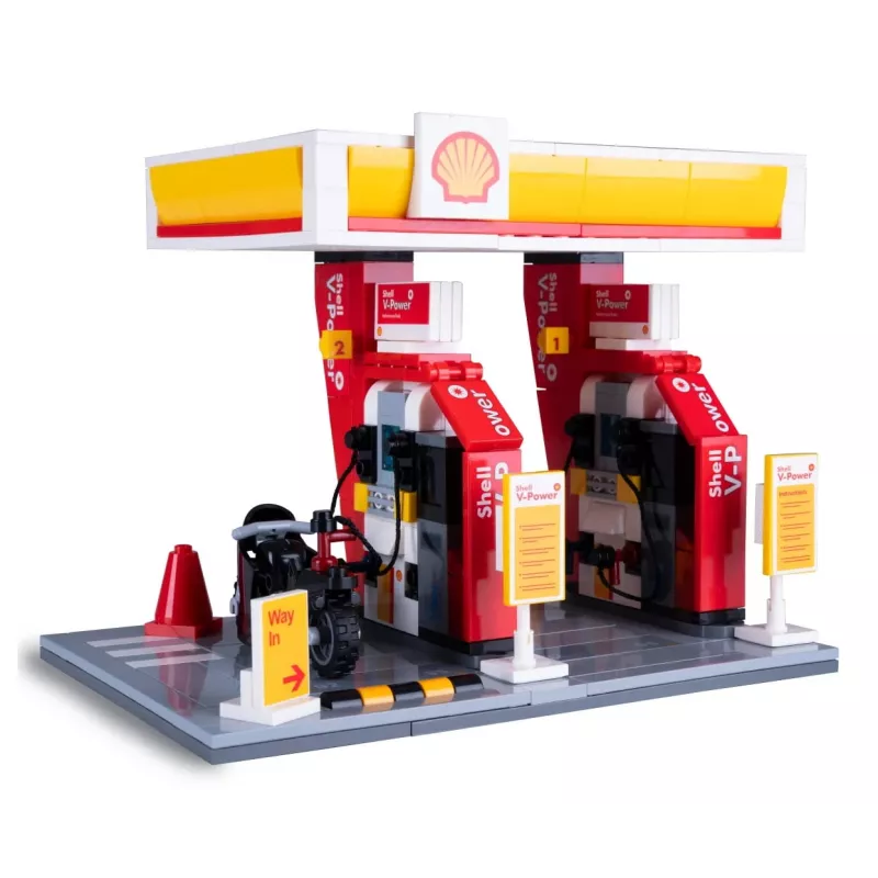 Tankstellenmodell Jamara CaDA Shell 402858 mit detailliertem Design