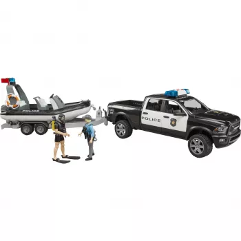 Dodge RAM 2500 Police Pickup mit Boot