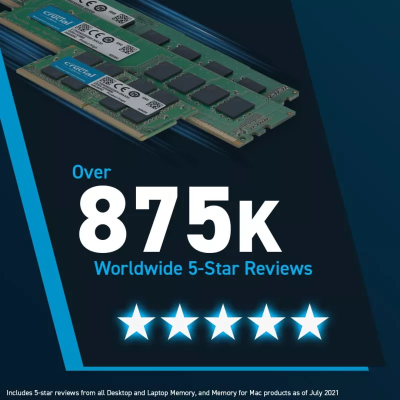 Crucial CT2K32G56C46S5 memory module 64 GB 2 x 32 GB DDR5 5600 MHz