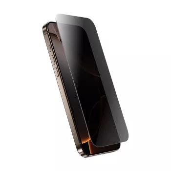 Gehärtetes Sichtschutzglas Crong für iPhone 16 Pro Max – blendfrei, kratzfest