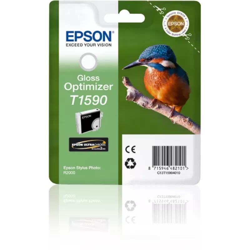 Epson T1590 Gloss Optimizer, Glanzverstärker, Pigmentbasierte Tinte, 1 Stück