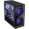 Lian Li LANCOOL 217 INF PC-Gehäuse-Bundle + 3x UNI FAN SL-INF 120 Reverse-Blade-Lüfter – Schwarz