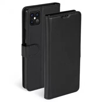 Phone wallet Krusell für Apple iPhone 12 Pro Max – schwarz, Folio-Etui mit Kartenfach