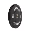 HMS Fitness BBR10 1 Stk. Olympische gummibeschichtete Gewichtsscheibe