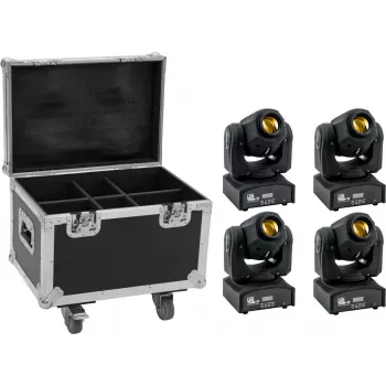 LED-Spot-Set EUROLITE TMH-17 4x mit Rollkoffer