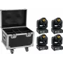 LED-Spot-Set EUROLITE TMH-17 4x mit Rollkoffer