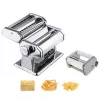 Manuelle Pastamaschine Maestro MR1679R — Edelstahl, Ravioli-Aufsatz, 6 mm Schneidwerk