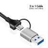 USB-A/-C auf 2,5G Ethernet-Adapter, grau