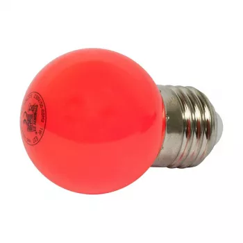 Synergy 21 LED Retrofit E27 Tropfenlampe G45 Rot 1 Watt für Lichterkette