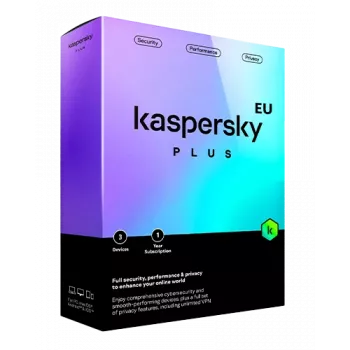 Kaspersky Plus | 3 Geräte | 1 Jahr | EU
