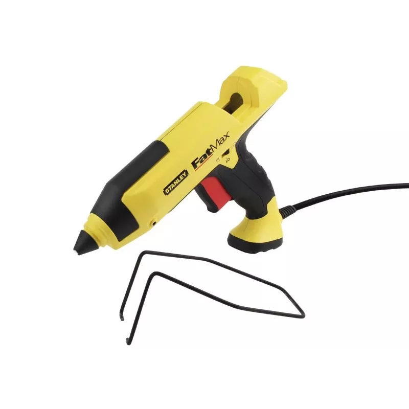 Heißklebepistole STANLEY FatMax GR 100 R 200 W, 18,83 g/min Ausstoß, AC-betrieben, 1 min Aufwärmzeit, schwarz/gelb