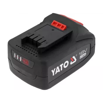 Batterie für kabellose Werkzeuge YATO YT-828463 — Li‑Ion 18V 4Ah, rot, Ladeanzeige