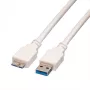 USB 3.0 Kabel A - Micro B M/M 0,8 m 11.99.8873 VALUE