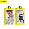 AWEI Bluetooth 5.0 T29 TWS-Kopfhörer + Ladestation schwarz/schwarz