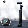 Rockbros 42310006001 Fahrrad-Handpumpe mit Manometer Schwarz