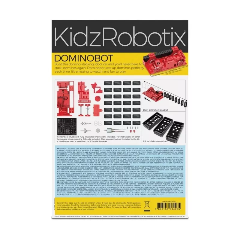 Pädagogischer Unterhaltungsroboter 4M 4M-03446 für Kinder ab 8 Jahren, batteriebetrieben, DIY-Bausatz