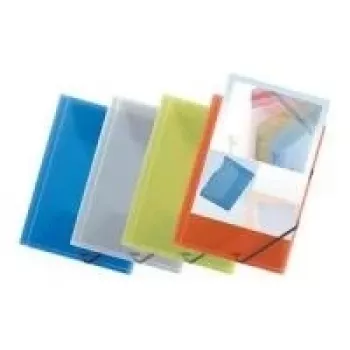 ELBA image+ Eck-Gummizugmappe, sortierte Farben, mit A4-Vordertasche, für ca. 50 Blatt (80 g/m²) – 12er-Pack (M48003420)