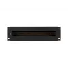 Kabelmanagement-Panel Lanberg AK-VDP103-B Stahl Schwarz 482,5 mm