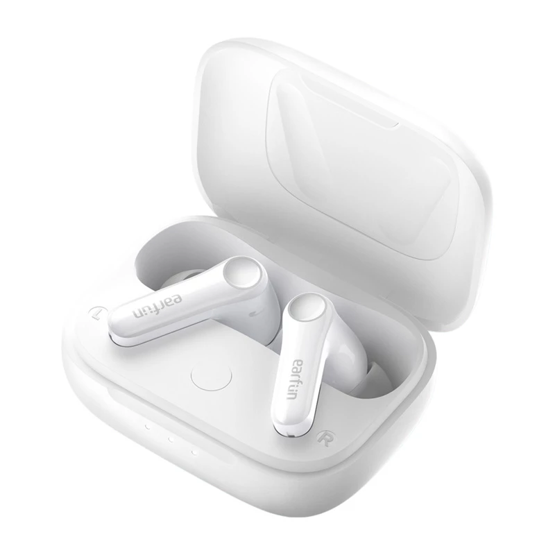 Kabellose TWS EarFun Air Pro 4 Kopfhörer mit ANC, Perlmutt-Finish
