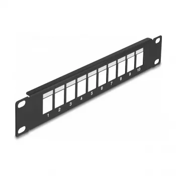 Blankpanel DeLOCK 10 Zoll Keystone Patch Panel 66676