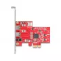 DeLOCK 90738 PCIe Firewire Adapter Intern IEEE 1394 Rot