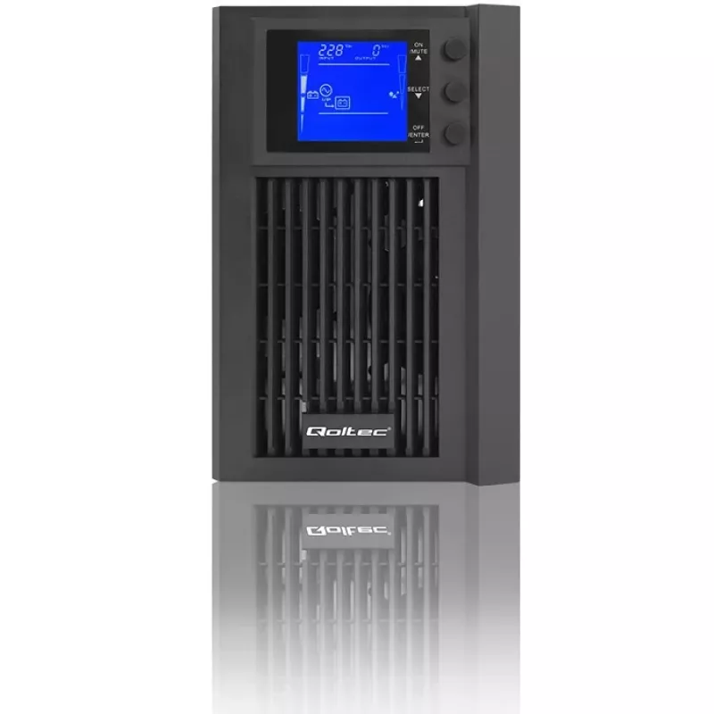 Unterbrechungsfreie Stromversorgung QOLTEC 53981 On line 2kVA, 2000 VA Kapazität