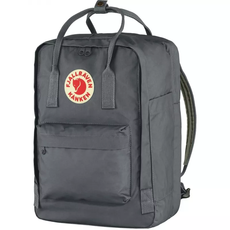 Freizeitrucksack Fjällräven Kanken Laptop 15 Zoll Grau — 280×160×400 mm, Polyamid/PP/Vinyl