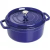Staub 24 cm runder Gusseisen-Cocotte Dunkelblau