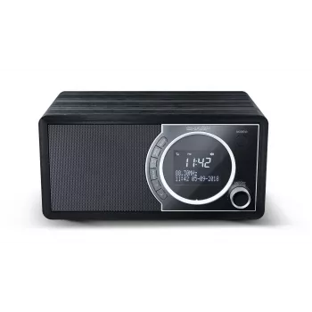 Sharp DR-450 Digitalradio – Schwarz, Personal, Digital, DAB, DAB+, FM, 87,5 – 108 MHz, 174,928 – 239,2 MHz, 3 W