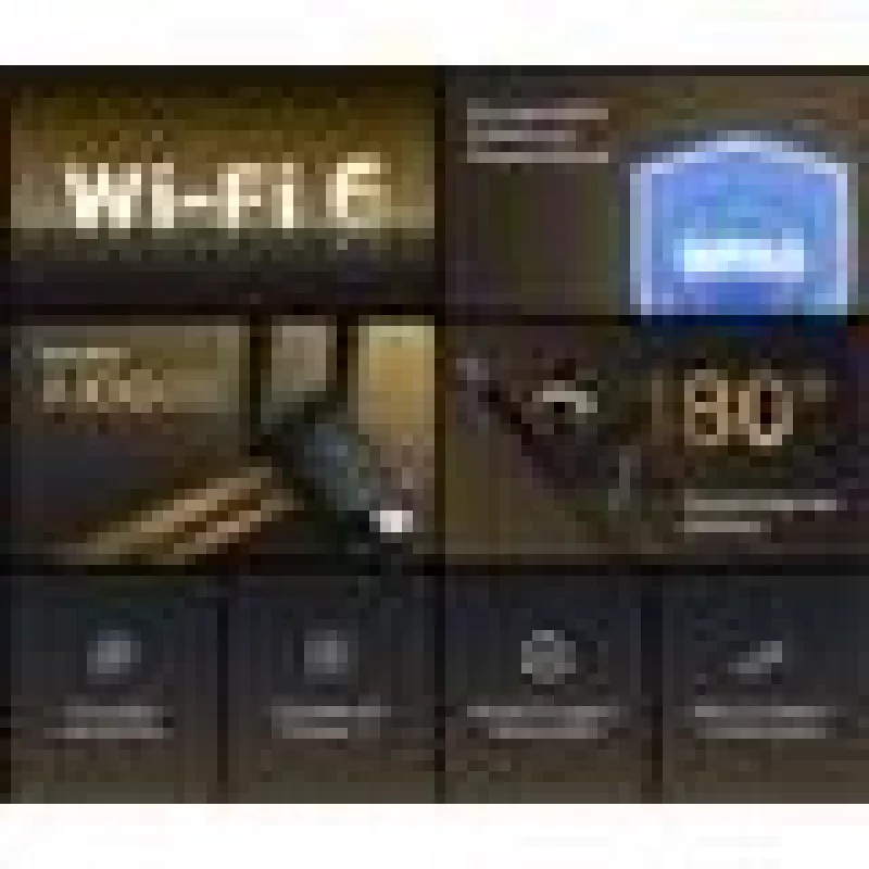 Wi‑Fi USB Adapter MERCUSYS MA72XH AX1800 mit High‑Gain Antennen, USB‑A Plug‑and‑Play