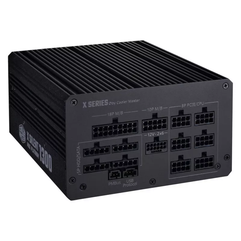 Netzteil Cooler Master X Silent MAX Platinum 1300W – ATX-Netzteil, 1300W Ausgangsleistung, Platinum-Effizienz